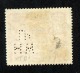 GB 1924 British Empire Exhibition With Perfin Stamp Damaged (C578) - Perfin
