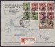 Egypt Airmail Par Avion H. O. KOBLET & Co., Registered Recommndée Einschreiben (Swedish) Label ALENDRIA 1948 Cover Brief - Airmail