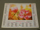 Calendrier 1986 - OLLER - Fleurs Sauvages - 227 - Photo Tapador De Selva - Age - Grand Format : 1981-90