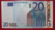 20 EURO J033A1 Italy  Draghi Serie S Perfect UNC - 20 Euro