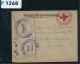 FRANCE- LETTRE DU CAMP D 'ERFURT  POUR LA FRANCE CACHET CROIX ROUGE 1916 A VOIR - Rode Kruis