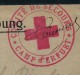 FRANCE- LETTRE DU CAMP D 'ERFURT  POUR LA FRANCE CACHET CROIX ROUGE 1916 A VOIR - Rode Kruis