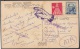 1954-H-20 US. 1954. TARJETA CON MARCA DE DEVOLUCION. FORWARDED POSTMARK. CALIFORNIA. US. 1954. - Briefe U. Dokumente