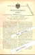 Original Patent - Karl Lehmann In Dresden , 1892 , Streichholzbehälter Mit Geheimverschluß , Streichholzschachtel !!! - Zündholzschachteln