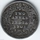 @Y@    British India 2 Annas 1901  C    (  2828) - Inde