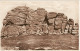 Sepia Postcard Haytor Rocks Hay Tor Dartmoor Devon Tea House - Dartmoor