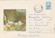 5076A PELICANS WITH LANDSCAPE, 1971, COVER, POSTAL STATIONARY, SEND TO MAIL,  ROMANIA - Pelikanen