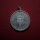 PORTUGAL - PENDENTE EM PRATA - MOEDA DE 10 ESCUDOS - COMEMORAÇAO DA BATALHA DE OURIQUE - 1928 OLD SILVER PENDANT - Colgantes