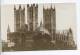 OF3/  Real Photograph On Postcard Paper, Lincoln Cathedral, Publ. Melton Bros. At The Old Cathedral Store - Lincoln