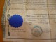 Rare Diplôme Franc Maçonnerie Avec Autographes Et Cachet.1881; Loge Le Liban Or; Beyrouth Rarissime - Diplômes & Bulletins Scolaires