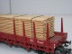 ROCO H0,  46306, Wagon Plat à Ranchers Avec Chargement De Bois - Wagons Marchandises