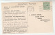 1934 BIRMINGHAM GB GV Stamps COVER Postcard METEOROLOGY Report WEATHER STATION F997  Re THUNDERSTORM - Climate & Meteorology