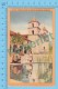US California CA  (Fiesta Day At Santa Barbara Mission, CPSM Linen Postcard ) Recto/Verso - Santa Barbara