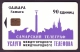 RUSSIA. SAMARA. "CITY SILHOUETTE" / LIST OF SERVICES. Chip-card For 90 Units. Nr. 3778601 - Rusland