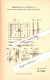 Original Patent - Hermann Mey In Schwerin I. Mecklenburg , 1893 , Verschluß Für Fenter Und Türen , Fensterbau , Bau !!! - Schwerin