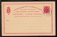 1902. Surcharge On Bi-coloured Type. 1 CENT 1902 On 3 CENTS Red BREVKORT. 5 Text Lines.... (Michel: FACIT BK 8) - JF1036 - Danish West Indies