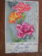 CPA. Bonne Fête BOUQUET DE FLEURS OEILLET écrite En Allemand Recto Verso 1948 CHARME - Sonstige & Ohne Zuordnung