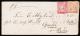 1868. CHRISTIANSFELD 16 1 68 9-10 V On Small Cover To Gaarde Pr. Warde With ½ + 1 GROSC... (Michel: ) - JF107439 - Storia Postale