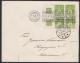 1931-1933. Wavy-line. Complete Bookletpane 6-block CROSSES + 5 øre Yellowgreen On Cover... (Michel: R 51) - JF171277 - Variedades Y Curiosidades