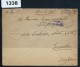 BELGIQUE - LETTRE D UN MILITAIRE INTERNE AU PAYS BAS POUR LONDRES  1915    A VOIR - Brieven En Documenten