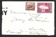 1938. Geysir. 15 Aur Lilac And 5 Aur Cod On Nice Small Censored Cover OPENED BY CENSOR ... (Michel: 193) - JF104644 - Covers & Documents