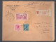 MONACO 1932  N° 97 ,105 & 100 Obl. S/Lettre Entiére Recommandée - Brieven En Documenten