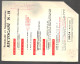 MONACO 1964  N° Mariage  Obl. S/carte Publicitaire - Briefe U. Dokumente