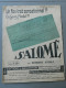 Un Fox-Trot Sensationnel - SALOMÉ - Robert Stolz - 1920 - Éditions Maillochon - Klavierinstrumenten