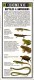 GUIDE DOMINO GALLIA N° 4 EN COULEUR EN FORME DE CARTE ROUTIERE 24 PLANCHES 11cmX25cm REPTILES ET AMPHIBIENS DE FRANCE ET - Otros Planes