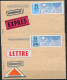 TIMBRES DE DISTRIBUTEURS - 6 LETTRES TARIFS VARIÉS, C.R.F. D'ORLEANS DU 6/1/1986 , MACHINES G1 - G2 OU G3 PC45807 - SUP - 1985 Papier « Carrier »