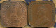 STRAITS SETTLEMENTS 1 CENT NAME FRONT KGV HEAD BACK 1919 F KM32 READ DESCRIPTION CAREFULLY !!! - Autres – Asie