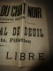 Vers 1900 Image D'EPINAL Réclame  LES MODES DU CHAT NOIR , Dimension 29,6 X 19,5 Cm , NOUVELLES DEVINETTES Illust. H.F. - Pubblicitari