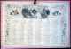 CALENDRIER  ANNEE 1850  TRES ANCIEN   XYLOGRAPHIES  ROMANTIQUES EPOQUE  DEUXIEME REPUBLIQUE - Grossformat : ...-1900