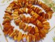 Vintage Jewelry Medicine Charm Beads Necklace With Antique Baltic Amber Yolk Yellow Butterscotch - 73g - Necklaces/Chains