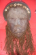 Masque Tribal Afrique De L'ouest.bois,fibres Et Coquillages Cauris.Barbe Chanvre. XX è .H:28ms L:23,5cms ,barbe:19cms - Art Africain