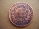 EAST INDIA COMPANY (BRITISH) 1858 QUARTER ANNA COPPER COIN USED. - Inde