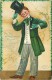 235743-Saint Patrick´s Day, IAP 1907 No IAP01-1, Ellen Clapsaddle, The Top O´ The Mornin´ To You, Irish Man & Top Hat - Saint-Patrick