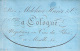 KÖLN Ca1845 MELCHIOR HARDT NEGOCIANTS EN VINS Du RHIN MOSELLE à COLOGNE CARTE VISITE PORCELAINE PORSELEINKAART Vin P250 - Visitenkarten