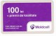 Moldova   Moldavie  , Prepaid Phonecard - Moldcell  , 100 Lei ,  Used - Moldova