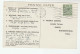 1934 LIVERPOOL GB GV Stamps COVER Postcard METEOROLOGY Report WEATHER STATION H383 Re THUNDERSTORM - Climate & Meteorology