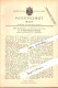 Original Patent - R. Bossard In Carouge B. Genf , 1889 , Ausrückvorrichtung Für Drehbank , Metallbau !!! - Carouge