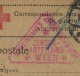 RUSSIE- CROIX ROUGE  CARTE AVEC REPONSE D UN PRISONNIER DE GUERRE   + CENSURE DE VIENNE  1917   A ETUDIER - Lettres & Documents