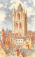 Angers   49    Représentation D'édifices Illustrés Par Gobo Illustrateur : La Tour  St Aubin - Angers