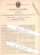 Original Patent - C. Stickel In Ditzingen , Württemberg , 1884 , Holznagelapparat Für Schuhwaaren !!! - Ditzingen