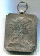 502 ANCIENNE MEDAILLE CONCOURS DE TIR BESANCON 1902 METAL ARGENTE 45X65mm FRANCHE COMTE - France