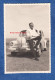 Photo Ancienne - Homme Devant Sa Belle Automobile - Renault 4CV - Voir Immatriculation - 1961 - Cars