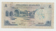 Lebanon 5 Livres 1957 "F+" RARE Banknote Pick 56 - Liban
