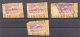 ALGERIA, 10 RAILWAY STAMPS 10.30 FRANCS, FROM 1942-43 F/VFU ON PIECES - Parcel Post