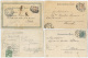 GRAZ 4 DIFFERENT CARDS (1 GRUSS AUS) USED WITH STAMPS  1898-1910 – GOOD- FINE QUALITY (A421) - Graz