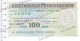 (*) BANCA S. PAOLO BRESCIA - MINIASSEGNI - Banconota Banknote - [10] Assegni E Miniassegni